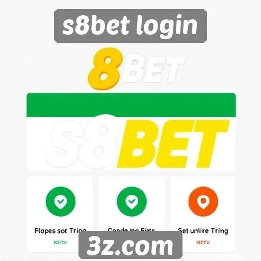 Características principais do s8bet login
